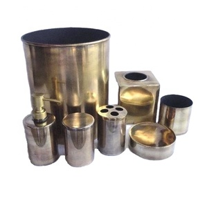 ทองเหลืองโบราณเสร็จห้องน้ำชุดทำในเหล็กเสร็จสิ้นอื่นๆยังมีโต๊ะเครื่องแป้งชุด - Product Image 1