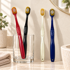 Brosse à dents manuelle souple pour adultes, avec manche antidérapant, pour le nettoyage quotidien des dents à domicile (vente en gros) - Product Image 5