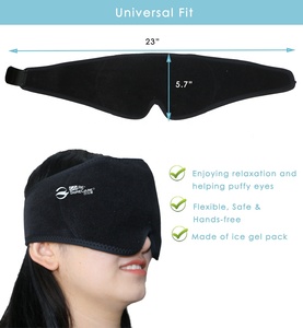Maux de tête Thérapie des yeux Gel froid chaud Migraine soulagement de la tête pack de glace avec enveloppement tête packs de glace - Product Image 5