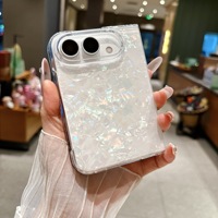 Étui de protection pour écran pliable Apple 18 Duo, coque avant et arrière pour iPhone 18 Duo, bracelet à motif coquille.