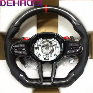 Volante de Fibra de Carbono para <span class=keywords><strong>BMW</strong></span> Serie 1 2 3 4 5 6 7 8 <span class=keywords><strong>I3</strong></span> I4 X3 X4 X5 X6 X7 XM M2 M3 M4 M5 M8 M240i G20 G80 G82 G42 G29 F90 - Product Image 2