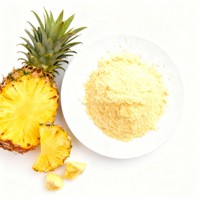 Fruits tropicaux sucrés et croustillants lyophilisés pour une collation saine et une nutrition en déplacement Ananas lyophilisé