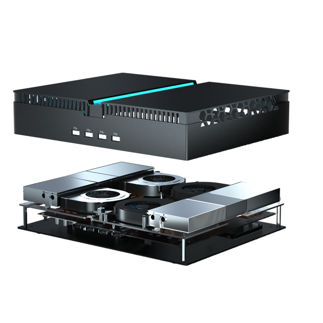 Eglobal 14th Core I7 I9-14700F/14900F 24 Cores N-vidia RTX4070 12G USB 3.0 Small Desktop Computer SSD/HDD Game Mini Pc