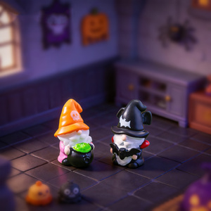 <span class=keywords><strong>Figurines</strong></span> de nains et gnomes d'Halloween en résine, miniatures, pour décoration de bureau et de maison, micro-paysages de jardin féerique, artisanat, ornement, vente chaude - Product Image 4