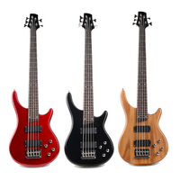 Vente Chaude Guitare Basse Électrique 5 Cordes G - B3 - 5, Instrument de Musique Prix Usine, Plusieurs Options de Couleurs, Support OEM