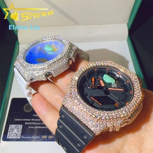 Sterling bạc 925 hip hop đồ trang sức vvs moissanite kim cương vượt qua Kim Cương Tester thời trang Buss xuống ga2100 xem trường hợp bezel - Product Image 6