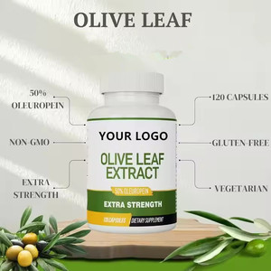 OEM produk laris ekstrak daun zaitun Vegan kapsul ekstrak daun zaitun suplemen 120 topi - Product Image 4