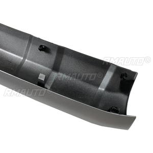 Pour Mitsubishi Pajero Montero V97 V93 2015-2020, garniture de panneau inférieur du pare-chocs avant avec 4 boucles, noir argenté - Product Image 6