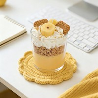Großhandel Neuartige Eiscreme-Dessert-förmige Sojawachs-Duftkerze Kreative Heimdekoration Geburtstagsgeschenk Individuelle Kerzen mit Logo