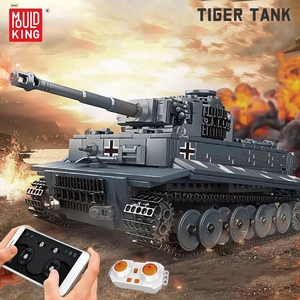 Mould <span class=keywords><strong>King</strong></span> 20014 Juguetes Educativos MOC Modelo de Tanque Tigre Bloques de Construcción Ladrillos para Niños Regalos de Cumpleaños - Product Image 2