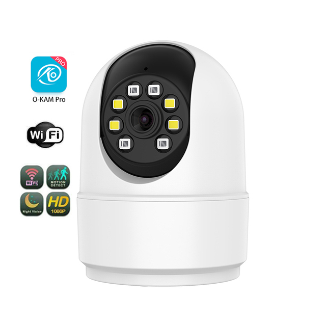 T4 Indoor Ip Camera Wifi Network Camera Color Night Vision Human Detection Smart Alarm Baby Monitors Security PT Camera