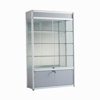 Vitrine en verre RGB Lights Vitrine de magasin pour un affichage efficace du produit