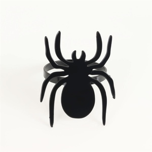 Anillos de Servilleta Metálicos de Murciélagos, Fantasmas y Calabazas de Halloween al por Mayor para Decoración de Mesas en Restaurantes, Fiestas y Eventos - Product Image 2