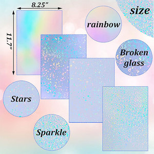 Papel Holográfico Profesional de Doble Cara de 300 g/m², Colorway 2026, para Tarjetas Coleccionables, de Intercambio y de Juego Personalizadas - Product Image 4