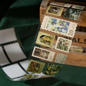 Autocollant postal personnalisé transparent holographique transparent découpé à l'emporte-pièce pour emballage étanche - Product Image 5