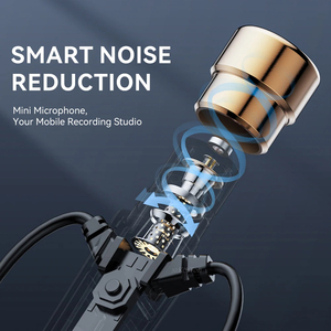 หูฟังแบบไดนามิกใหม่ที่กำลังมาแรง2024สำหรับหูฟังแบบอินเอียร์แบบมีสายสำหรับเล่นเกมคาราโอ<span class=keywords><strong>เก</strong></span>ะสดสตรีมมิ่งไมโครโฟนไฮไฟเบส - Product Image 5