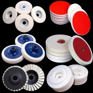 Al por mayor: Discos de pulido de lana 100% de 5 mm de espesor para amoladora angular, almohadillas de pulido de alta eficiencia y alta dureza - Product Image 1