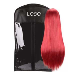 Dustproof Wig Garment Bag Storage Zipper Bag Hair Hanger Logo CLASSIC with Zipper Foldable Customized - Product Image 6