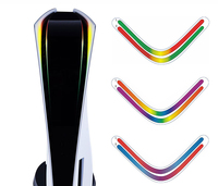 Autocollants adhésifs pour barre lumineuse LED de console PS5, autocollant dégradé arc-en-ciel pour barre lumineuse, accessoires de jeu pour Playstation 5