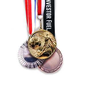 Fabricants de sport Logo personnalisé Médaille miraculeuse en métal Bijoux de football vierge Médaille Sport Bicyclette Ride Médailles et trophées - Product Image 4