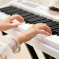 Clavier électronique 88 touches, piano numérique LED, connexion sans fil MIDI USB MP3, 1000 sons, haut-parleur intégré, portable, pour l'enseignement