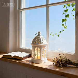 Moroccan <strong>Style</strong> Cutout <strong>Lantern</strong> Decorative Metal Hanging <strong>Lantern</strong> for Home Outdoor Wedding LED Candle Holder <strong>Lantern</strong> - Product Image 4