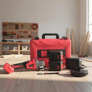 Santwell Cordless Brushless Angle Grinder with <b>Slide</b> Switch Battery-Powered for Wall Surface Conditioning - Product Image 2