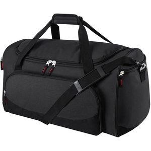 Bolsa de Gimnasio Uarition de 50L, Negra, Resistente, Bolsa Deportiva Grande para Viajes, Entrenamiento, Fitness y Deportes - Product Image 1
