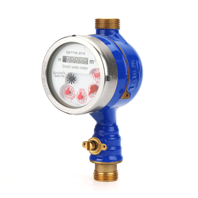 15in/15mm 2.5m³/h Factory Price Smart RS485 Water Meter Valve Copper Security Seal Lock High Conductivity Level Meter OEM