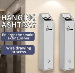 Cigarettes Cendrier Élimination des fesses Cendrier absorbant la <span class=keywords><strong>fumée</strong></span> Cendrier mural Conteneur <span class=keywords><strong>de</strong></span> mégots <span class=keywords><strong>de</strong></span> cigarettes - Product Image 2
