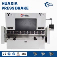 CNC Abkant Pres Y1 Yatay Akım Ağır Hidrolik Elektro Şekillendirme Test Ton Alt Makineleri ile CNC Abkant Pres