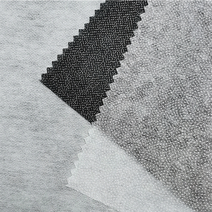 Bán buôn 100% Polyester không dệt interlining Micro Dot nóng chảy may interfacing vải nhiệt ngoại quan interlining - Product Image 2