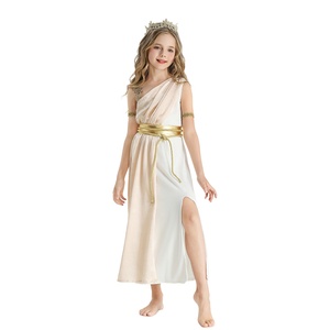 Disfraz de Diosa <span class=keywords><strong>Griega</strong></span> para Mujeres y Niñas, Vestido Toga Romana Antigua con Accesorios, Traje de Cosplay para Halloween - Product Image 1