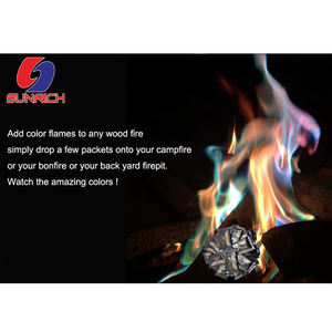 Bâtons magiques de feu en bois, jeu de pierres à couleur changeante, pour tour de bois, fête ou camping, 10/15/25g, 10 pièces - Product Image 5