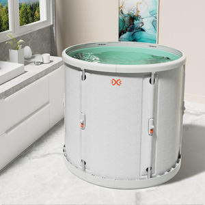 Baignoire à glace Portable avec Logo, taille personnalisée, Spa pour adultes, pour bains <span class=keywords><strong>de</strong></span> glace, vente en gros, Pvc, plastique, luxe, pliables - Product Image 1