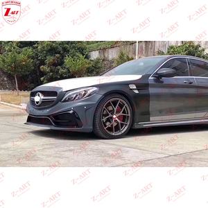 Guardabarros delantero <span class=keywords><strong>GTR</strong></span> para Mercedes Benz Clase C W205 AMG <span class=keywords><strong>GTR</strong></span> parece guardabarros delantero para Clase C 2015-2021 Kit de carrocería de reacondicionamiento - Product Image 5