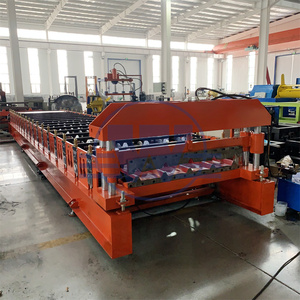 เครื่องขึ้นรูปแผ่นหลังคาโลหะชั้นเดียว 840 แบบม้วน เครื่องขึ้นรูปแผ่นผนังทรงสี่เหลี่ยมคางหมู เครื่องขึ้นรูปแผ่นหลังคาแบบม้วน - Product Image 6