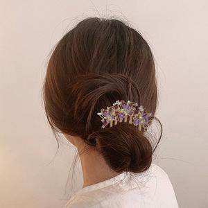 <span class=keywords><strong>Pas</strong></span> <span class=keywords><strong>cher</strong></span> prix cinq dents femmes épingle à cheveux plein <span class=keywords><strong>diamant</strong></span> alliage peigne à cheveux coloré strass papillon épingle à cheveux <span class=keywords><strong>pour</strong></span> les filles - Product Image 4