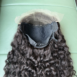 Wholesale Vietnamese Virgin Human Hair <b>Wig</b> Small Curly Natural Wave 9x6 HD <b>Lace</b> Closure Human Hair <b>Wig</b> Glueless Cap Design - Product Image 6