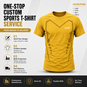 Custom LOGO Sports T-<b>Shirt</b> Men Quick Dry Polyester Short Sleeve Crew Neck Sublimation Print <b>Geometric</b> Pattern Multiple Colors - Product Image 4
