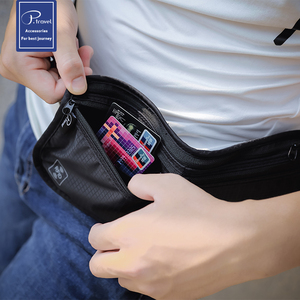 Portafoglio da Donna Antifurto con Blocco RFID, Cintura <span class=keywords><strong>Portasoldi</strong></span> Nascosta da Viaggio con Tasca per Passaporto in Nylon - Product Image 3