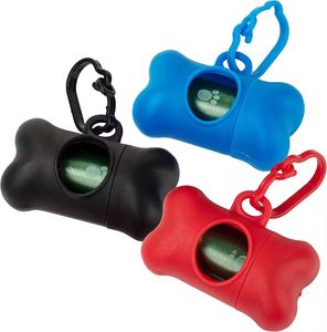 OEM LOGO Eco Friendly Poop Bag <b>Holder</b> <b>Dispenser</b> Custom Walking Dog Poop Bag <b>Dispenser</b> With Bone Shape Poop <b>Dispenser</b> - Product Image 4