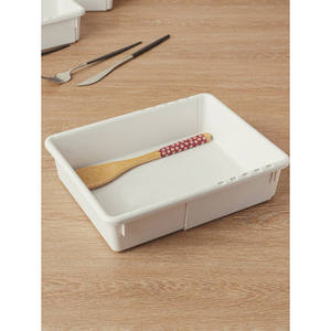 Meilleure longueur réglable n ° 3 paniers de fruits stockage carré en métal décor à la maison Style fil de fer Coco poignées flexibles cartons carrés - Product Image 1