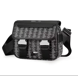 Sac bandoulière décontracté en cuir PU pour <span class=keywords><strong>homme</strong></span>, style messager, avec logo personnalisé, idéal pour l'été et le printemps - Product Image 6