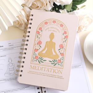 <span class=keywords><strong>Diario</strong></span> <span class=keywords><strong>de</strong></span> Meditación Imoda <span class=keywords><strong>de</strong></span> 96 Páginas A5 en Tapa Dura Color Beige para el Autodescubrimiento Espiritual Cuaderno <span class=keywords><strong>de</strong></span> Reflexión Diaria y Planificador Emocional - Product Image 3