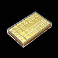 Boîte de rangement pour jetons en acrylique, boîte de rangement rectangulaire anti-poussière pour dominos, boîte de rangement multi-spécifications pour jeux de cartes et dominos