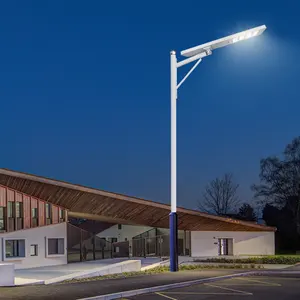 2024 New Solar Integrated Module Street Light LED Lamps All In 1 Solar Street Lights High Quality 4 Modules All In 1