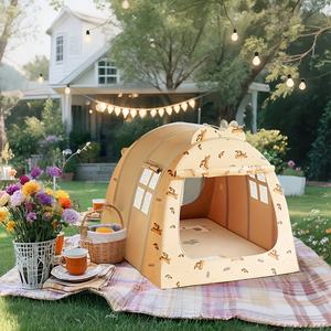 Tienda de Campaña Infantil Pequeña y Suave, Portátil, Plegable, para Interiores y Exteriores, con Mosquitero, Piscina de Pelotas, Tienda de Campaña Emergente para Niños y Niñas - Product Image 2