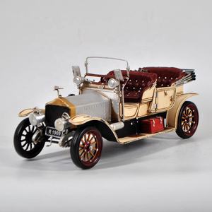 1909 Silver Ghost 1:12-Maßstab Handgefertigtes Metallmodell Klassisches Oldtimer-Auto Antike Heimdekoration Kunst Sammlerstück Geschenk - Product Image 4