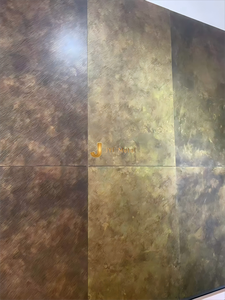 Plaque en acier inoxydable cuivré antique de style rétro européen élégant EX220 pour la décoration murale/plafond de hall d'hôtel - Product Image 2